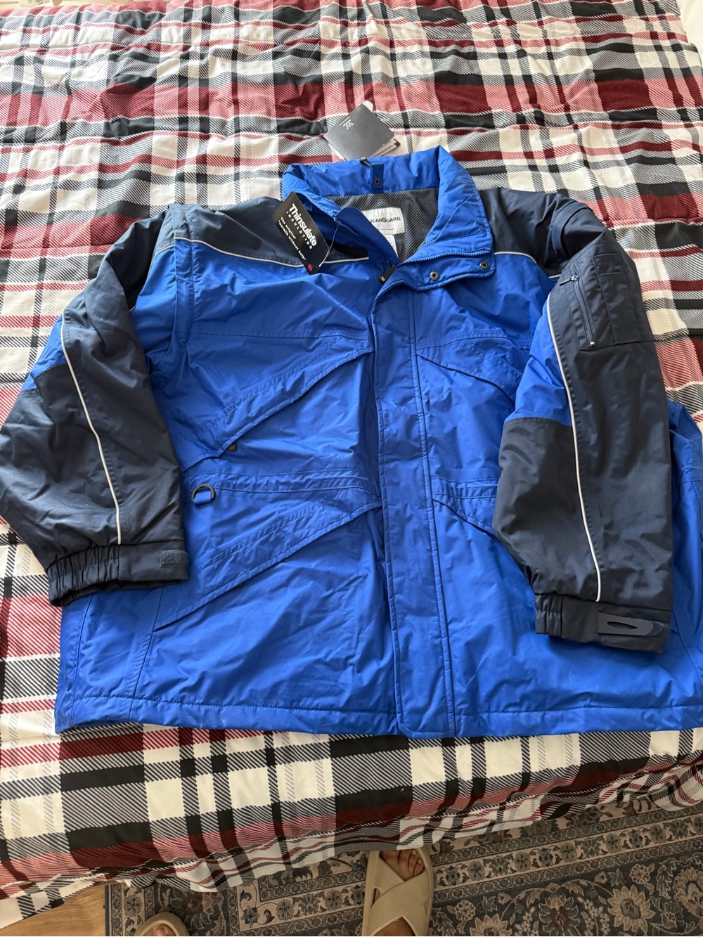 Blue and Navy Winter Jacket